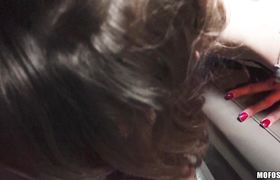 Dirty bimbo Kimmy Granger shows off her dirty side