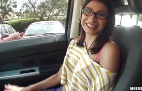Succulent Miya Stone takes cock in her delicious pierced pussy