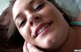 Swingeing minx Talia Palmer sucks and fucks a hard prick